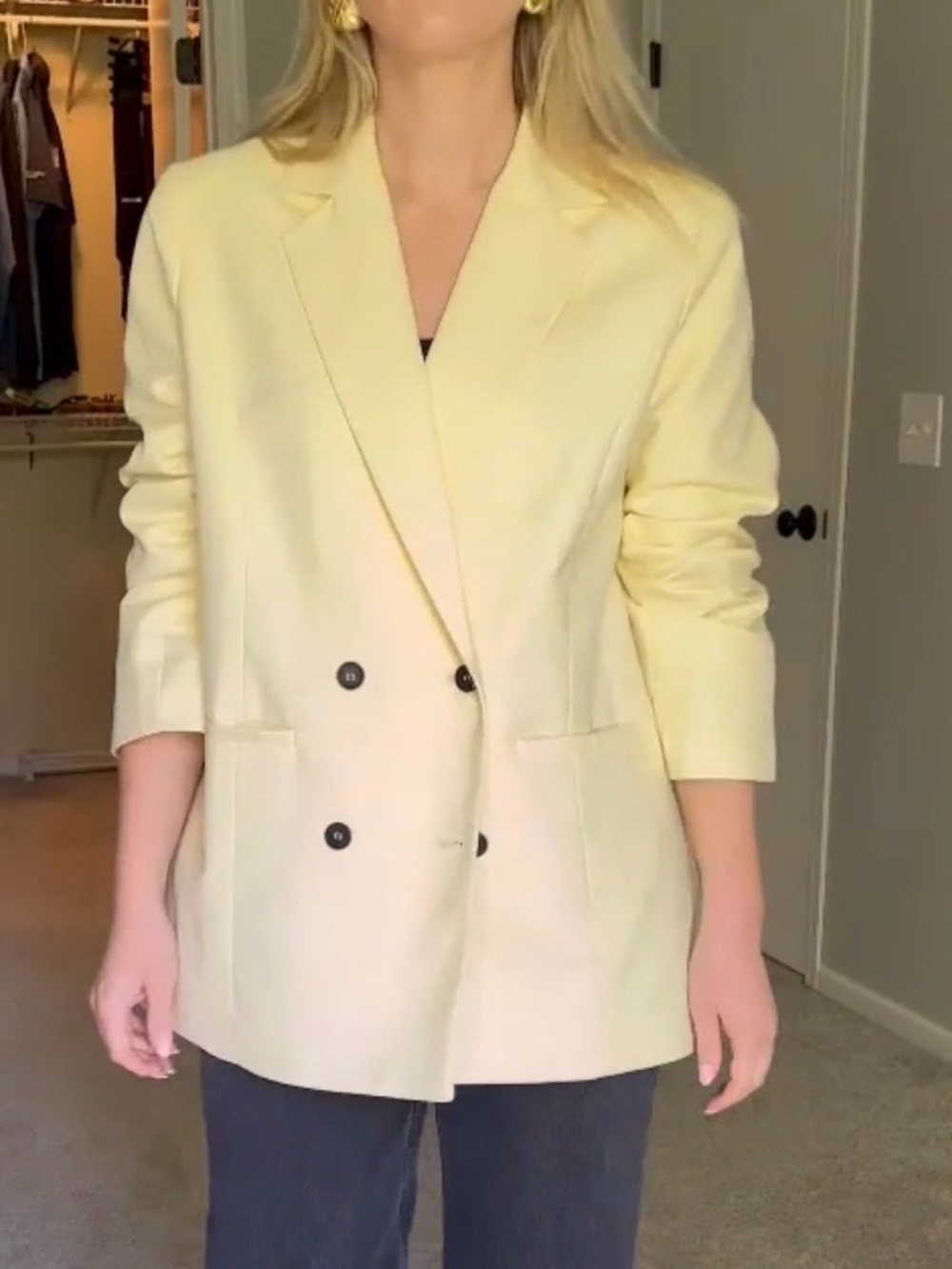 NWT Lioness Wyoming Blazer Yellow Size Medium